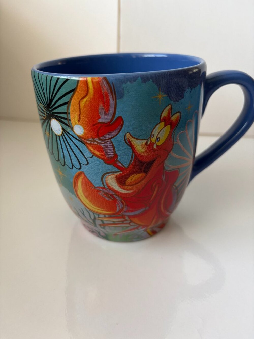 Walt Disney World ~ "The Little Mermaid" Sebastian & Flounder Coffee Mug (18 Oz)